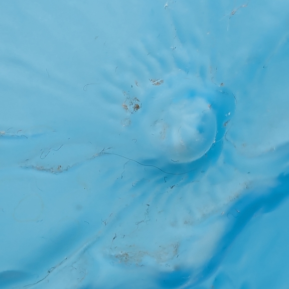 Tiffin Glass Sky Blue Satin Glass "Poppy Vase" - Picture 8 of 8